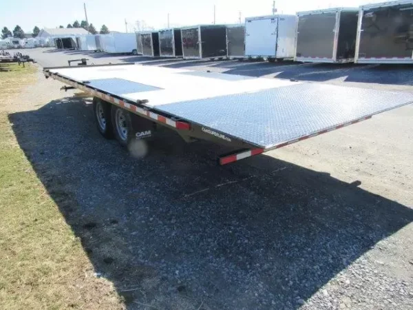 CAM Superline 8 x 24 Equipment Trailer – Powered Split-Tilt - Image 2