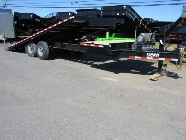 CAM Superline 8 x 24 Equipment Trailer – Powered Split-Tilt - Image 4