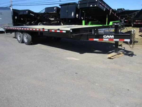 CAM Superline 8 x 24 Equipment Trailer – Powered Split-Tilt
