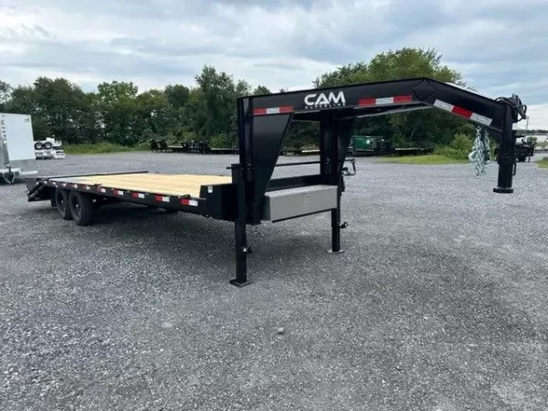 CAM Superline 8 x 25 Gooseneck Deckover Equipment Trailer