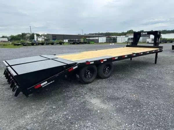 CAM Superline 8 x 25 Gooseneck Deckover Equipment Trailer - Image 5