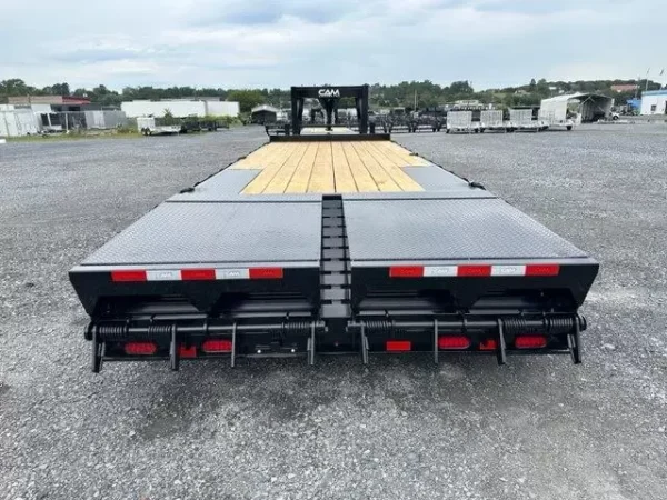 CAM Superline 8 x 25 Gooseneck Deckover Equipment Trailer - Image 4