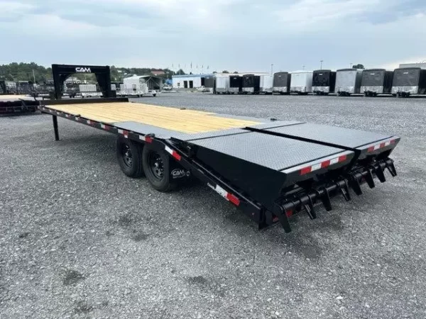 CAM Superline 8 x 25 Gooseneck Deckover Equipment Trailer - Image 3