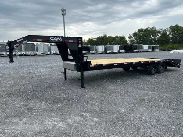 CAM Superline 8 x 25 Gooseneck Deckover Equipment Trailer - Image 6