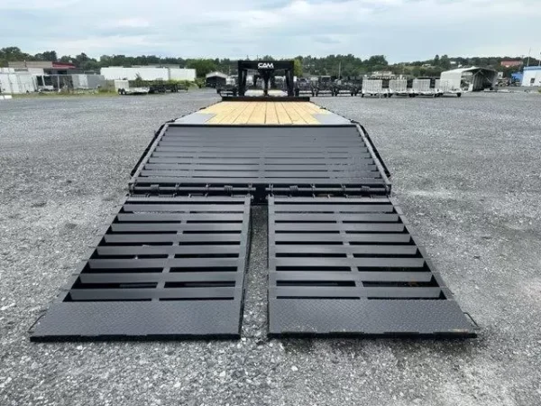 CAM Superline 8 x 25 Gooseneck Deckover Equipment Trailer - Image 7