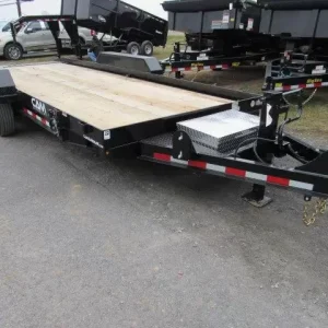 CAM Superline 7 x 20 Equipment Trailer – Full Tilt Deck