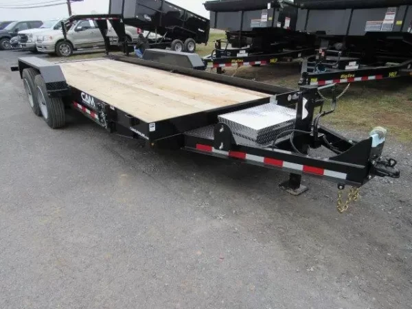 CAM Superline 7 x 20 Equipment Trailer – Full Tilt Deck