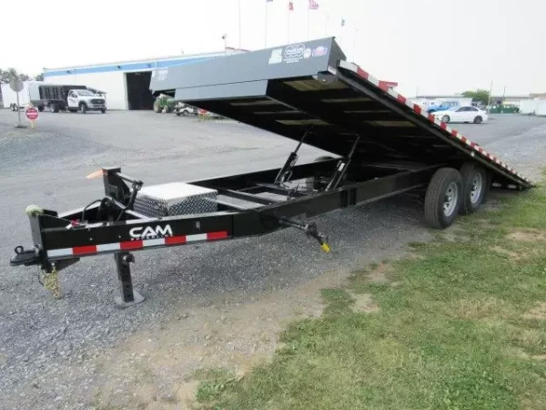 CAM Superline 8 x 22 Deckover Equipment Trailer – Power Tilt - Image 4