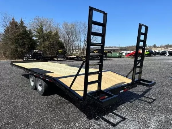 Premier 8.5 x 24 Deckover Equipment Trailer – Ladder Ramps - Image 2