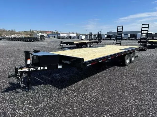 Premier 8.5 x 24 Deckover Equipment Trailer – Ladder Ramps - Image 5