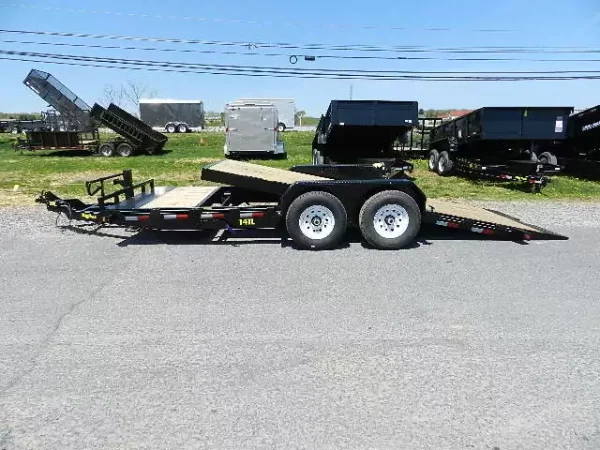 Big Tex 7 x 20 Split-Tilt Equipment Trailer – Tilt Deck - Image 7