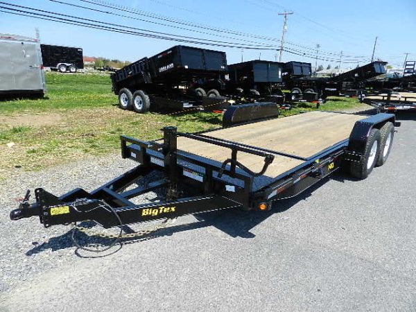 Big Tex 7 x 20 Split-Tilt Equipment Trailer – Tilt Deck - Image 2