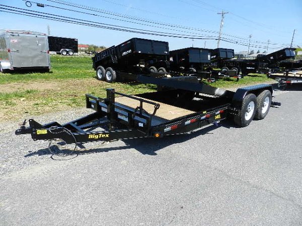 Big Tex 7 x 20 Split-Tilt Equipment Trailer – Tilt Deck - Image 9