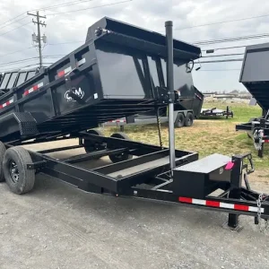 2024 CAM Superline 7×14 Low Profile Dump Trailer Telescopic Lift