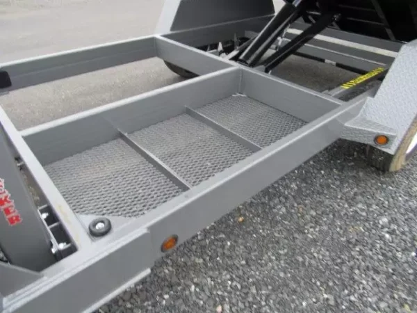 BWise 7 x 14 Gooseneck Dump Trailer Combo Gate and Ramps - Image 3