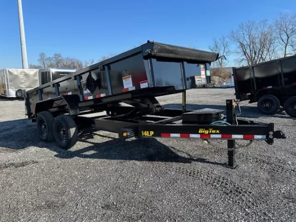 Big Tex 7 x 16 Low Profile Dump Trailer Scissor Lift