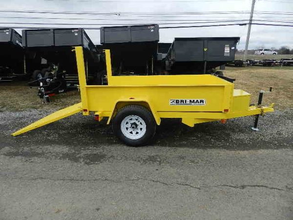 BWise 5 x 8 Low Profile Dump Trailer Landscape Gate - Image 3