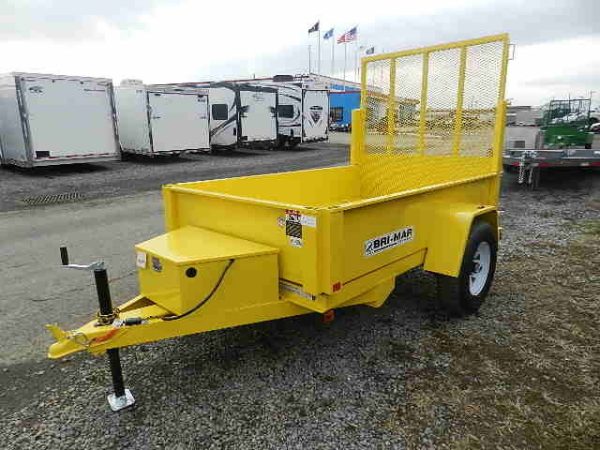 BWise 5 x 8 Low Profile Dump Trailer Landscape Gate - Image 5