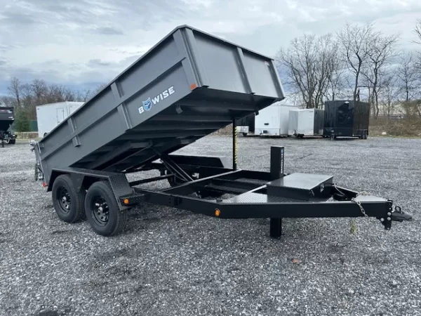 BWise 7 x 12 Low Profile Dump Trailer Hydraulic Jack