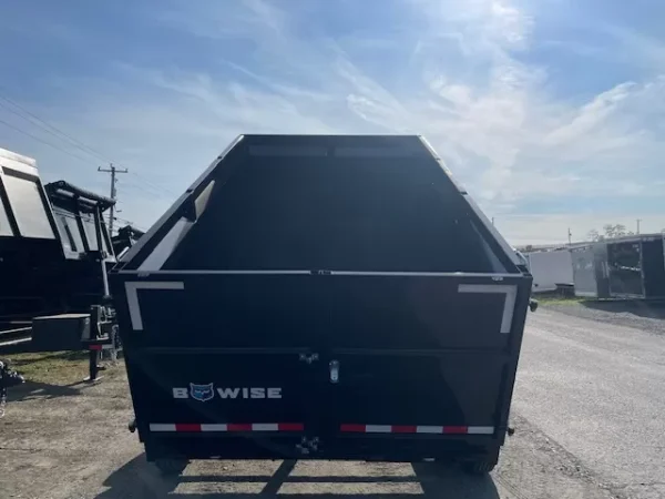 BWise 7 x 12 High Side Dump Trailer Barn Doors - Image 6