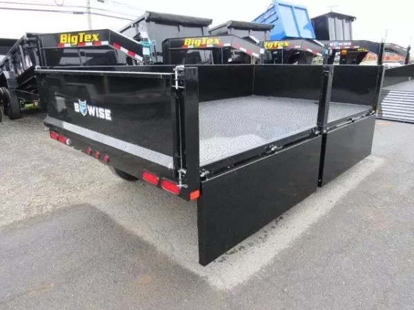 BWise 7 x 12 Deck over Dump Trailer Fold Down Sides - Image 2