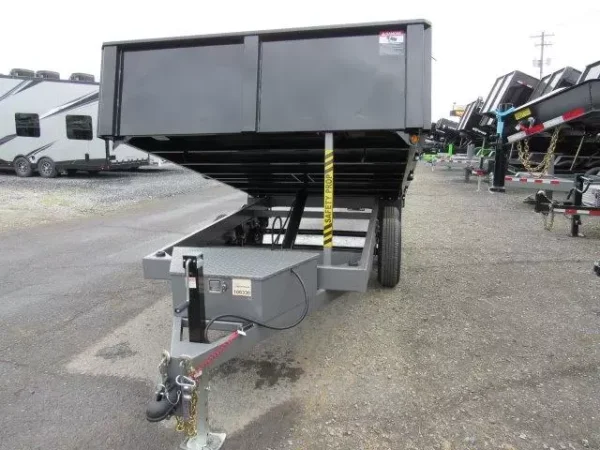 BWise 7 x 12 Deck over Dump Trailer Fold Down Sides - Image 4