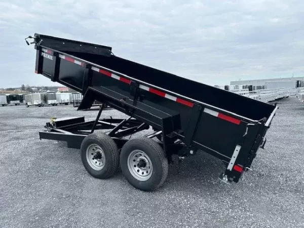 Premier 7 x 14 Low Profile Dump Trailer Combo Gate and Ramps - Image 4